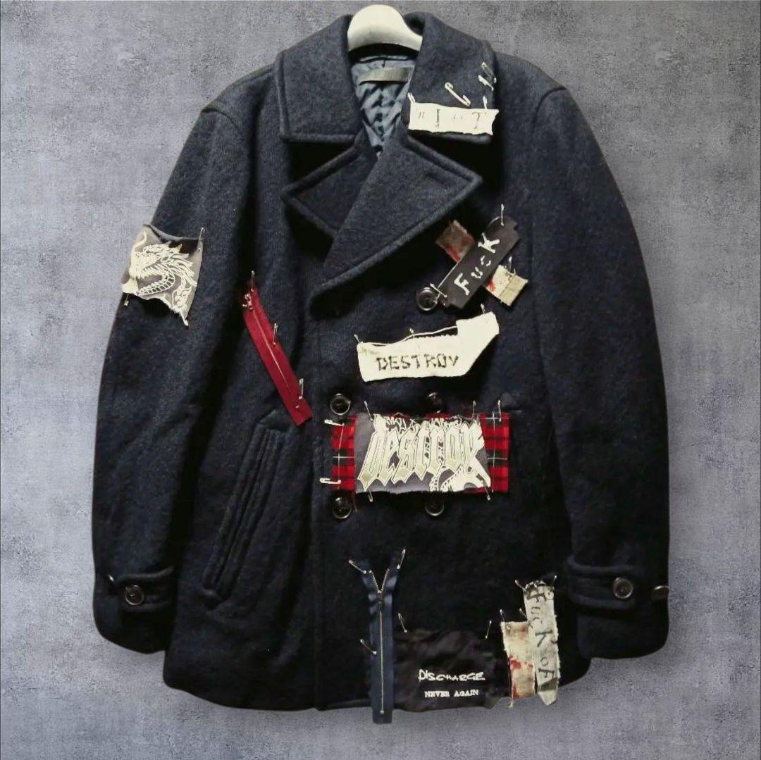 パンク リメイクコート PUNK アナーキーシャツ - メルカリ