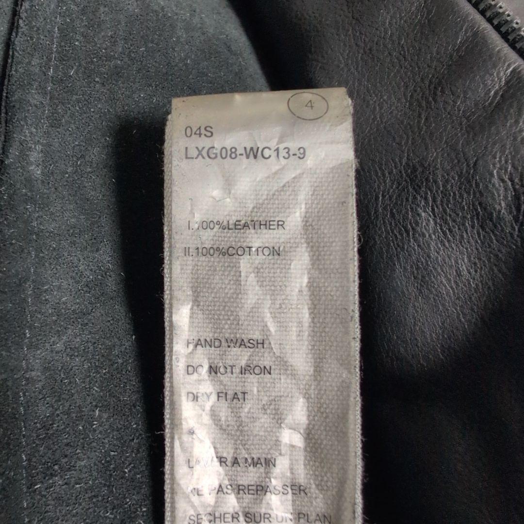 823様専用 c diem レザージャケット ブラック ジップ サイズ4 - メルカリ