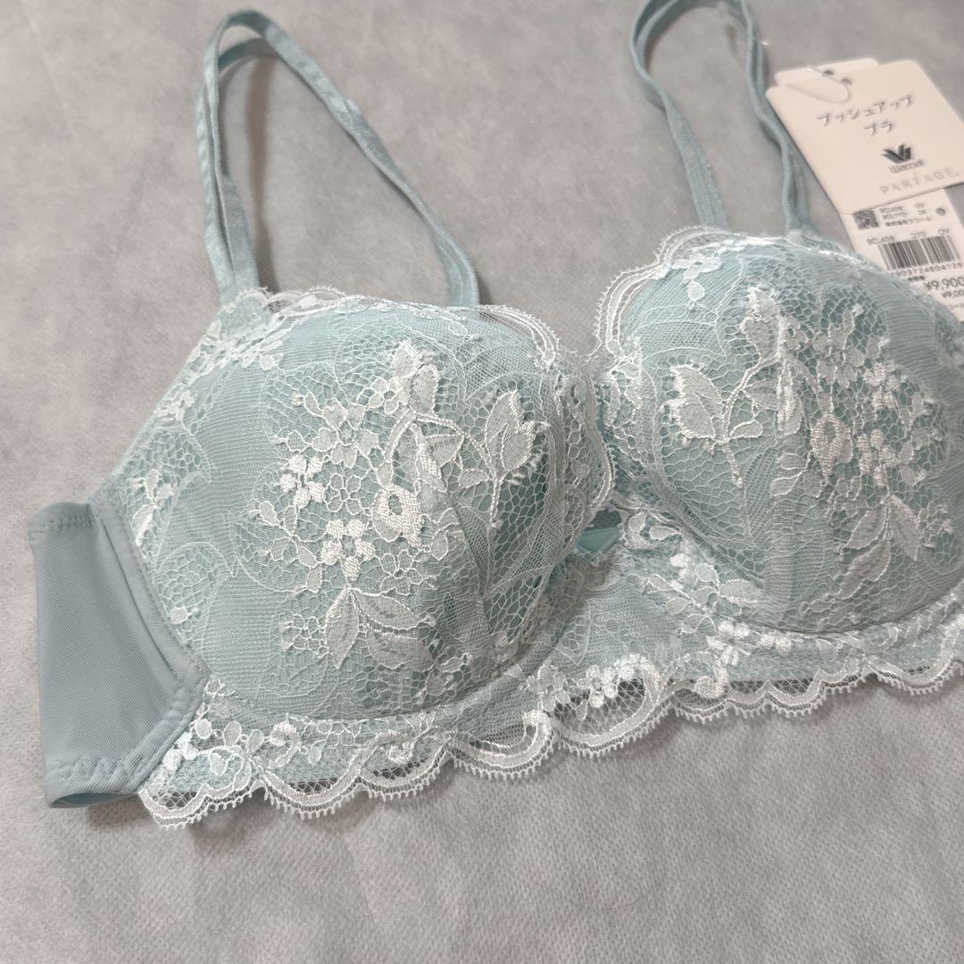 ワコール パルファージュ プッシュアップブラ＆ショーツ＆ソング D70