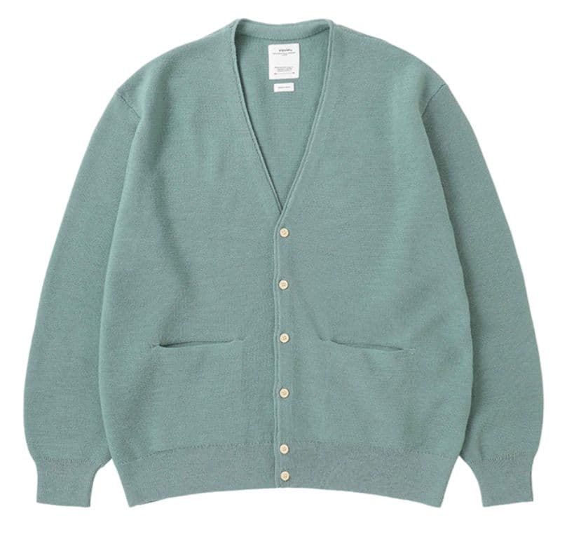 トップス visvim SELMER KNIT CARDIGAN size2 visvim Selmer Knit Cardigan Green | HAVEN