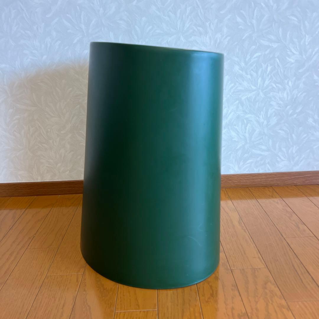 無印良品 ポリプロピレン スタッキングスツール 緑 グリーン 廃盤