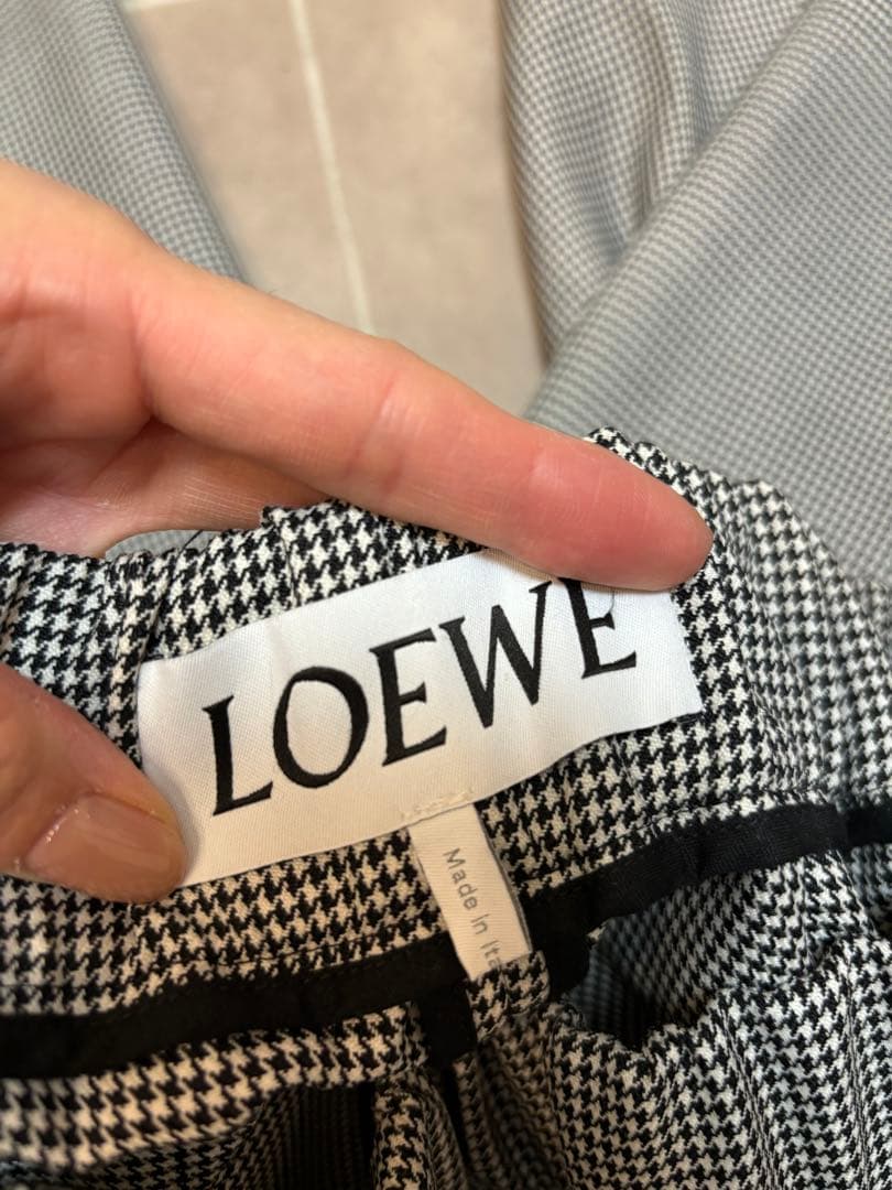 ロエベ 新品未使用　2022 千鳥格子パンツ 千鳥格子 LOEWE(ロエベ) メンズ - ブランド通販のBUYMA