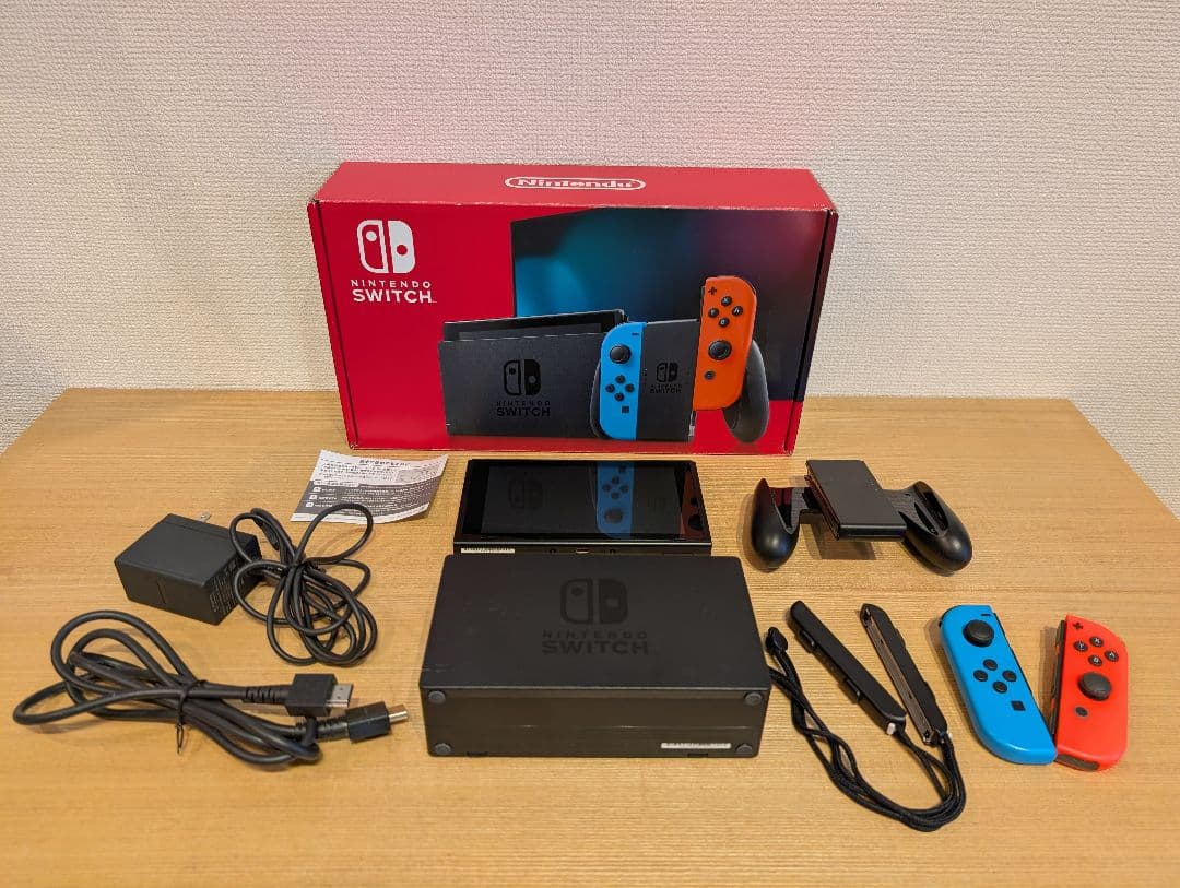 付属品完備】Nintendo Switch 本体（バッテリー強化版） - メルカリ