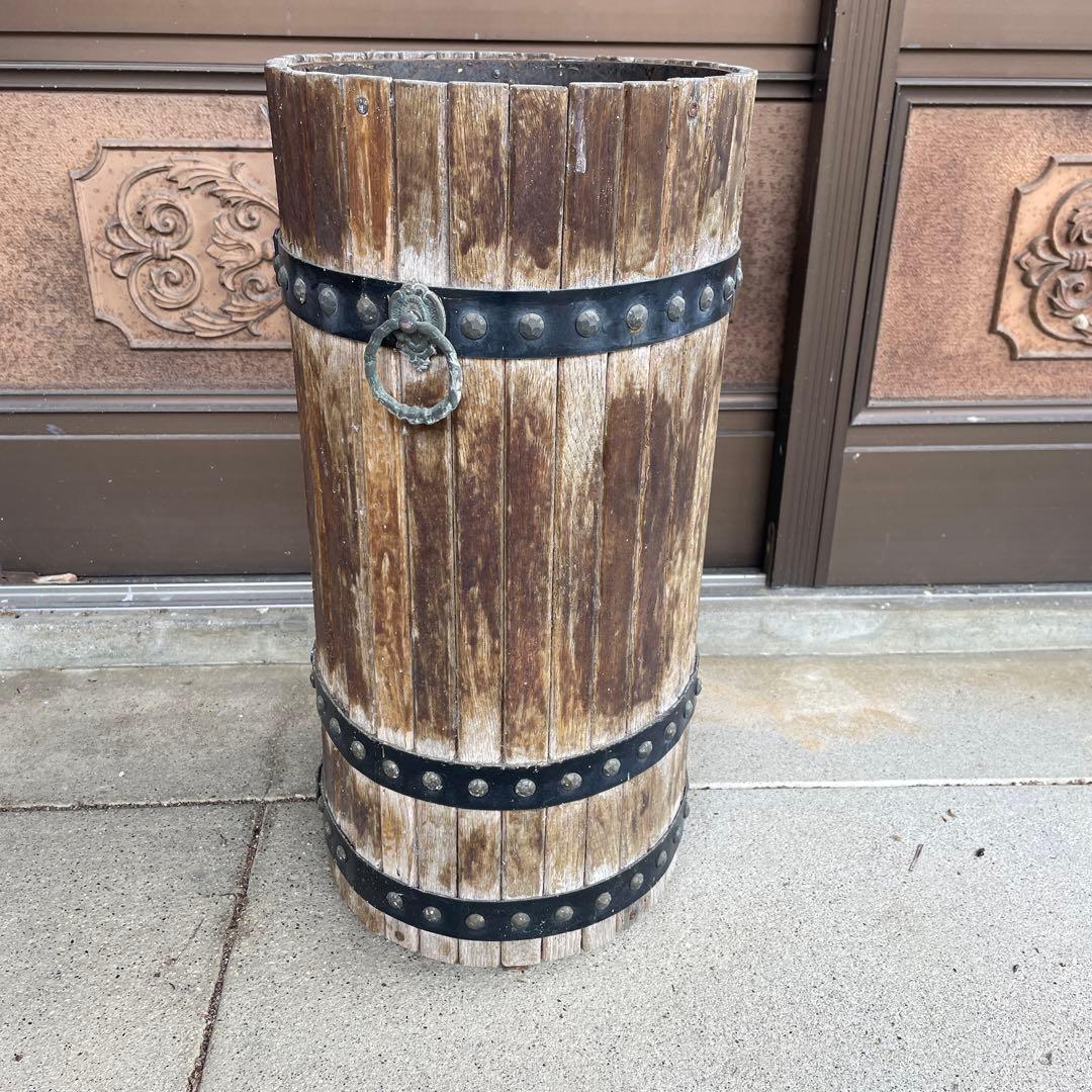 カリモク？傘立て アンティーク ビンテージ 昭和レトロ - メルカリ