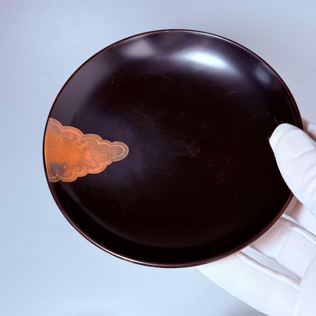 輪島塗 武田漆器店 金蒔絵牛車桜文吸物椀 国産漆100％使用