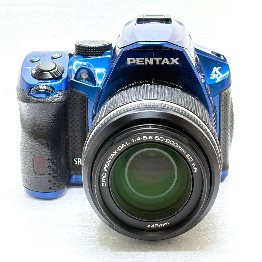 黒死病対策済】PENTAX K-30 クリスタルブルー 50-200mmズーム - メルカリ