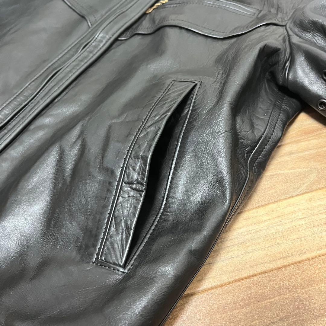 超希少 ナイジェルケーボン レザージャケット シングルライダース 50