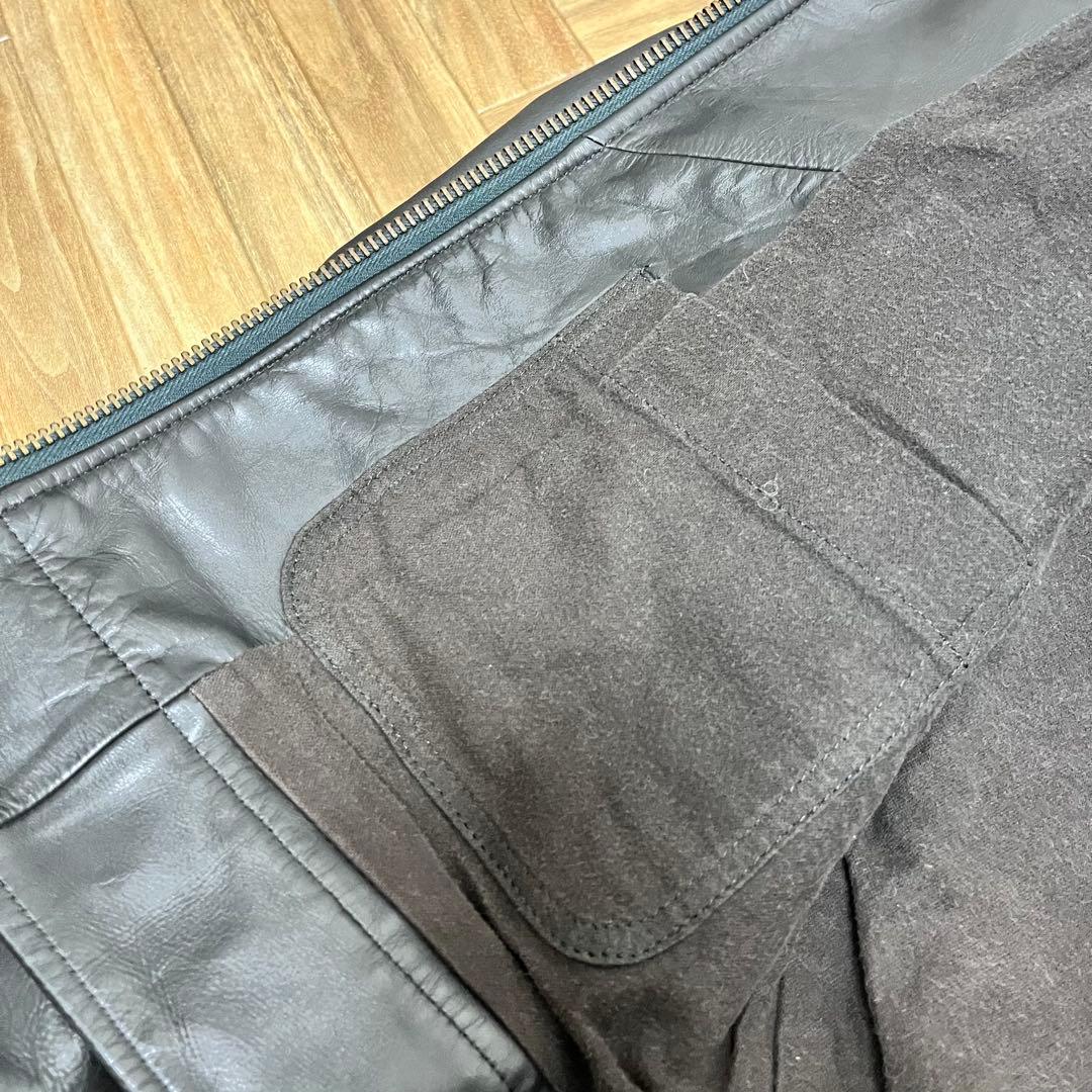 超希少 ナイジェルケーボン レザージャケット シングルライダース 50