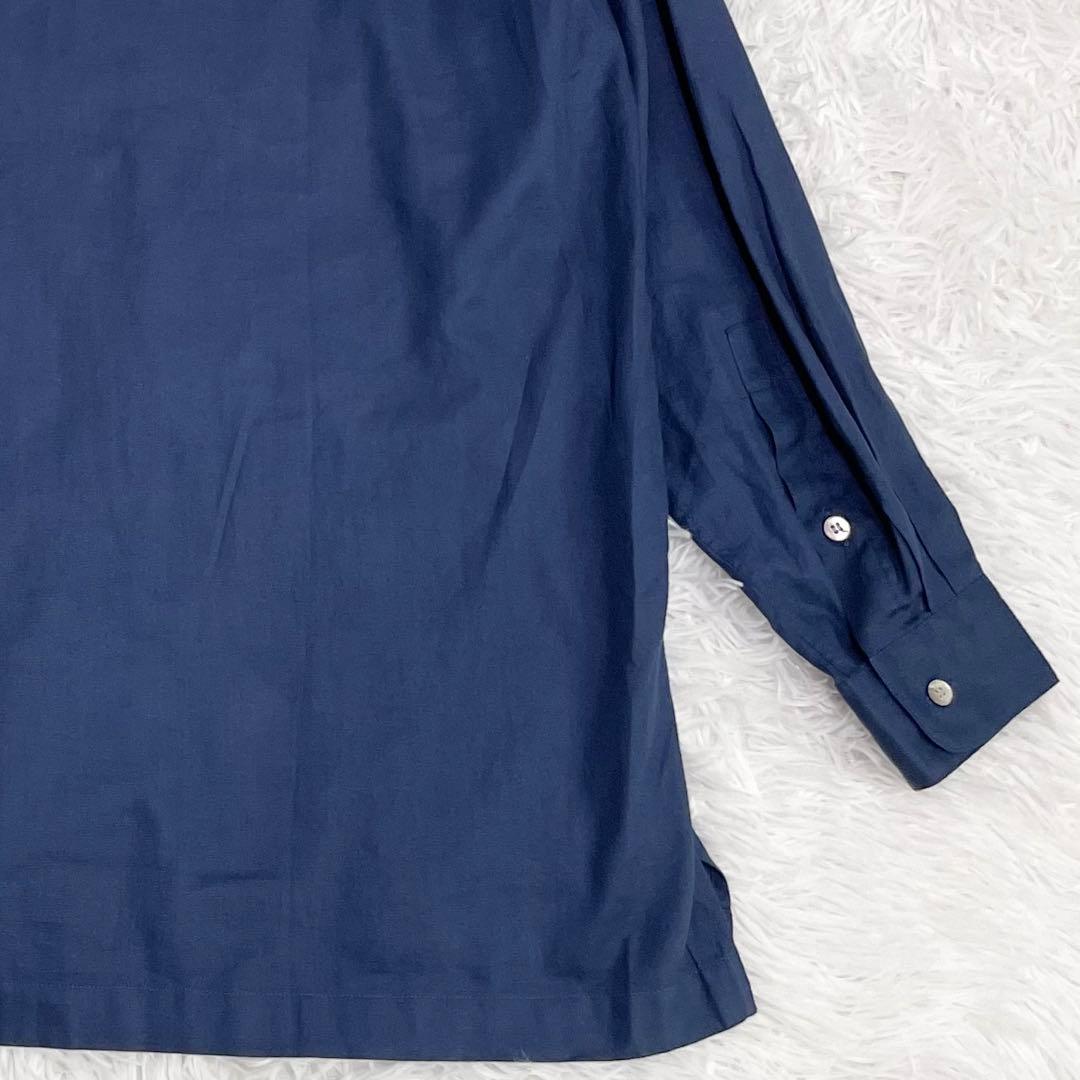 美品】イッセイミヤケ長袖シャツ・ウィングカラー・スタンドカラー