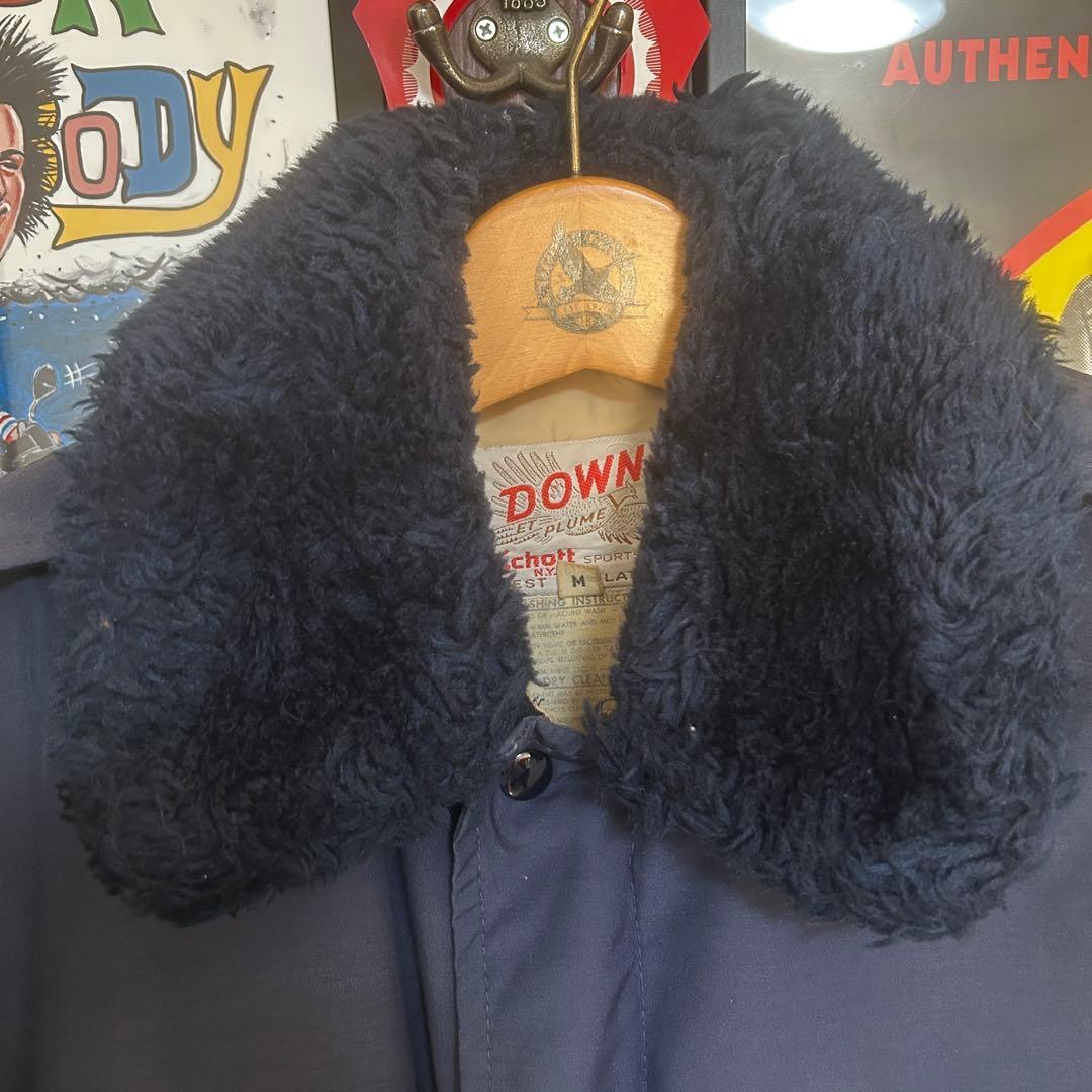 80's USA製 ショット b-10ルック ダウンジャケット TALONジップ - メルカリ