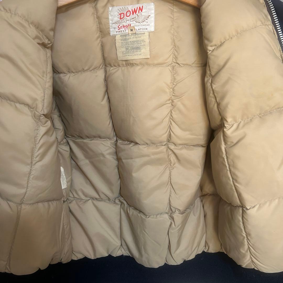 80's USA製 ショット b-10ルック ダウンジャケット TALONジップ - メルカリ