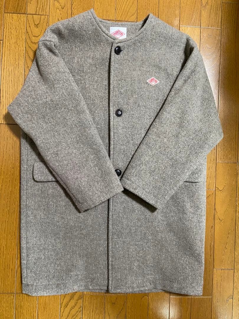 《8日限定お値下げ》DANTON ライトパイル ウールモッサ カラーレスコート