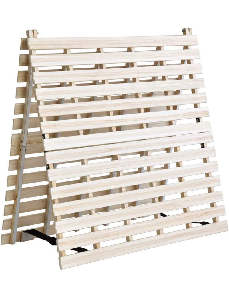 くろあ　タンスのゲン　桐すのこベッド　シングル　未使用　2個セット Amazon｜タンスのゲン ベッド シングル すのこ 折りたたみ 二つ折り