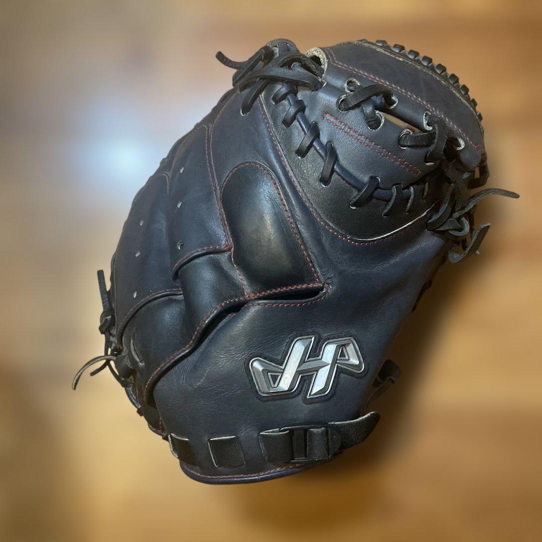 軟式キャッチャーミット（ハタケヤマ） 野球 ハタケヤマ 限定 軟式 キャッチャーミット 中国カラー 右投用