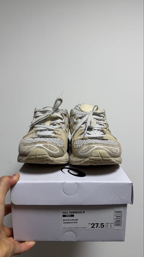 ASICS GEL-NIMBUS ×ENNOY 9 27.5cm