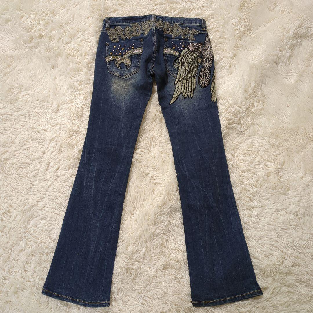 Red Pepper デニム ウイング 刺繍 スタッズ y2k - メルカリ