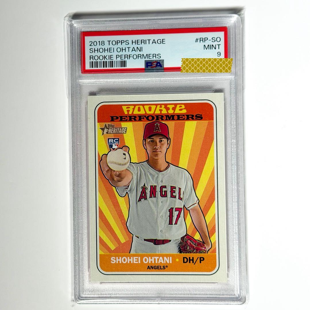 PSA 大谷翔平 ルーキー ‼️ TOPPS HERITAGE OHTANI RC - メルカリ