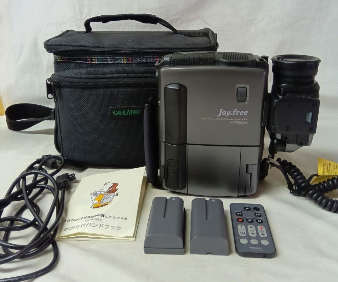 ジャンク品】HITACHI 日立 液晶Hi8ビデオカメラ VM-H100L - メルカリ
