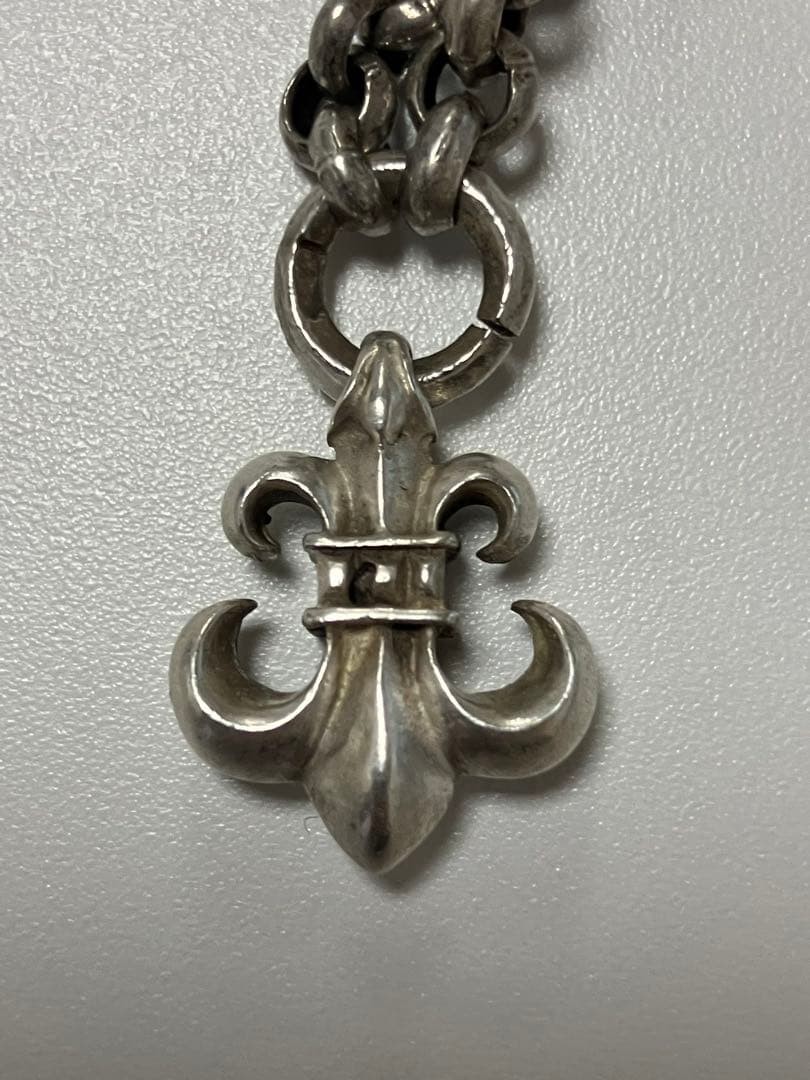 クロムハーツ シルバー フルール・ド・リス ネックレス インボイス無し