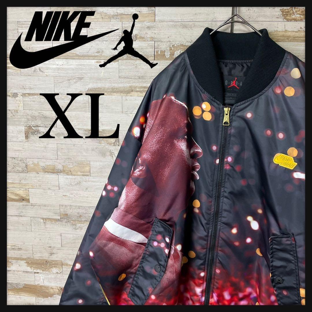XL】NIKE ナイキ エアジョーダン ブルゾン MA-1 ジャンプマン - メルカリ