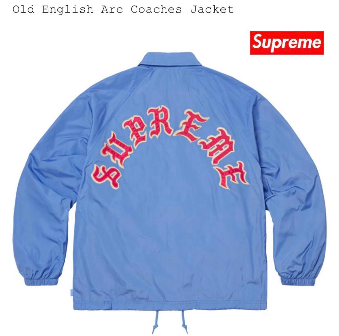 新品supreme/Old English Arc Coaches Jacket - メルカリ