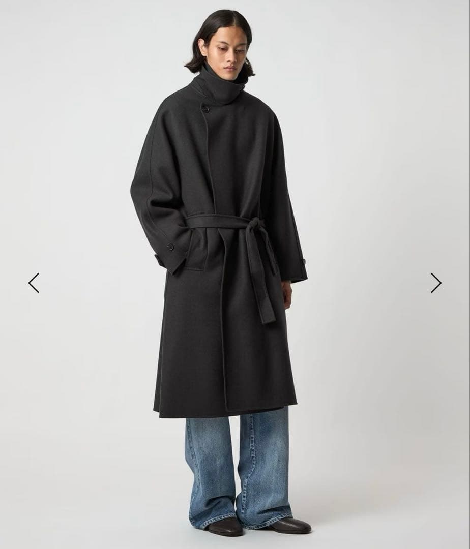 25AW <H> リバー バルカラー ベルテッドコート 25AW <H> リバー バルカラー ベルテッドコート - メルカリ