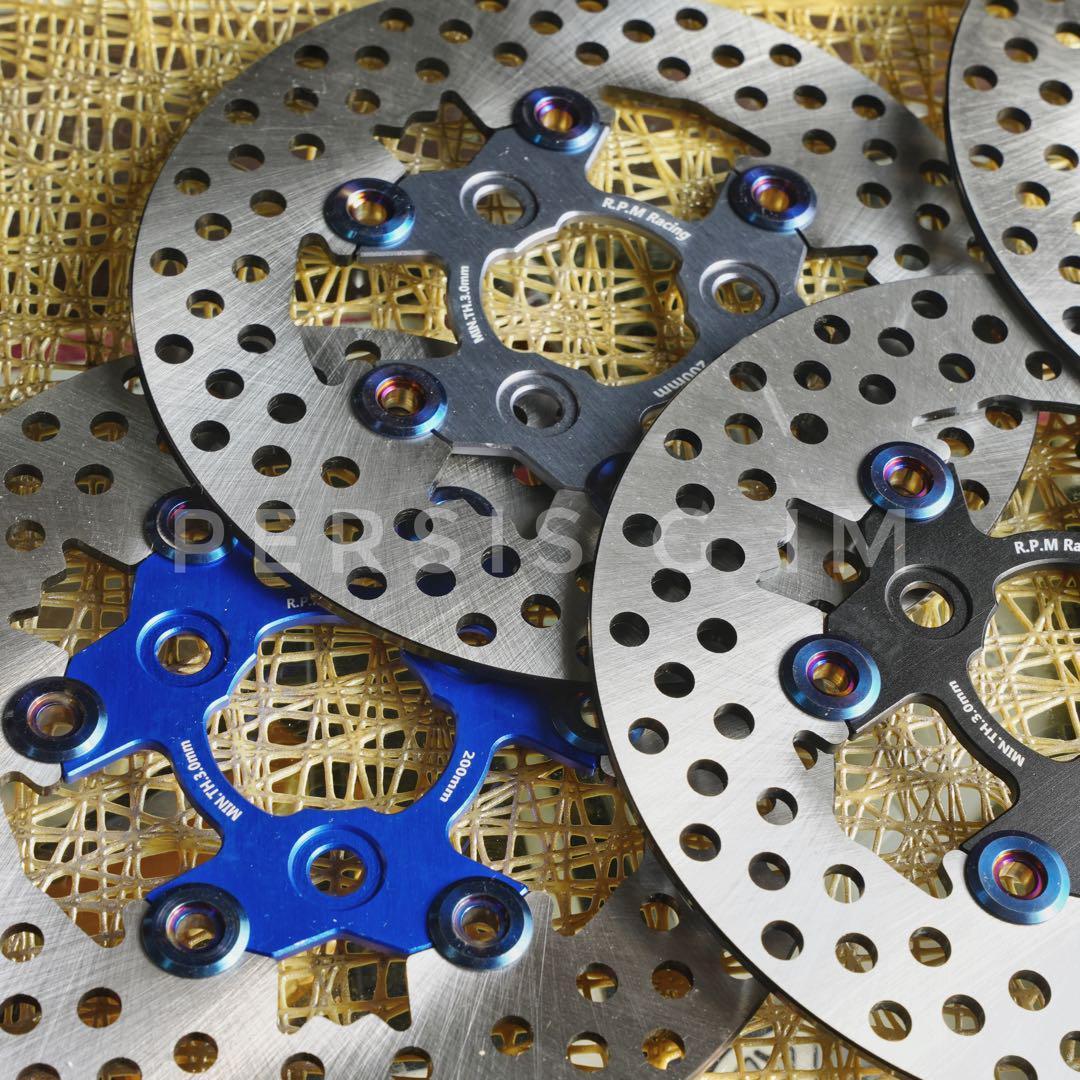 200mmビッグキャリパーセット 銀 ローターサポート付 JOG系リモコン