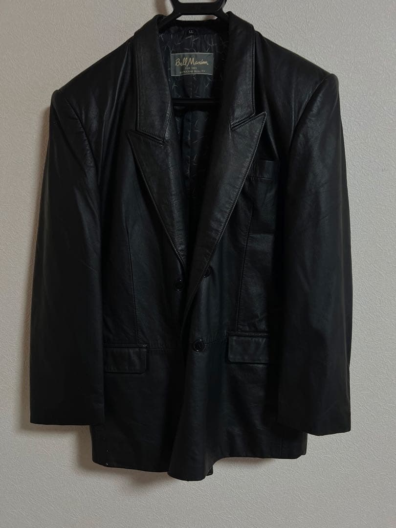 BellMaxim レザージャケット 牛革 カーコート 本革 フリーダムレザー 革ジャン メンズ ゴートレザー 30'S カーコート