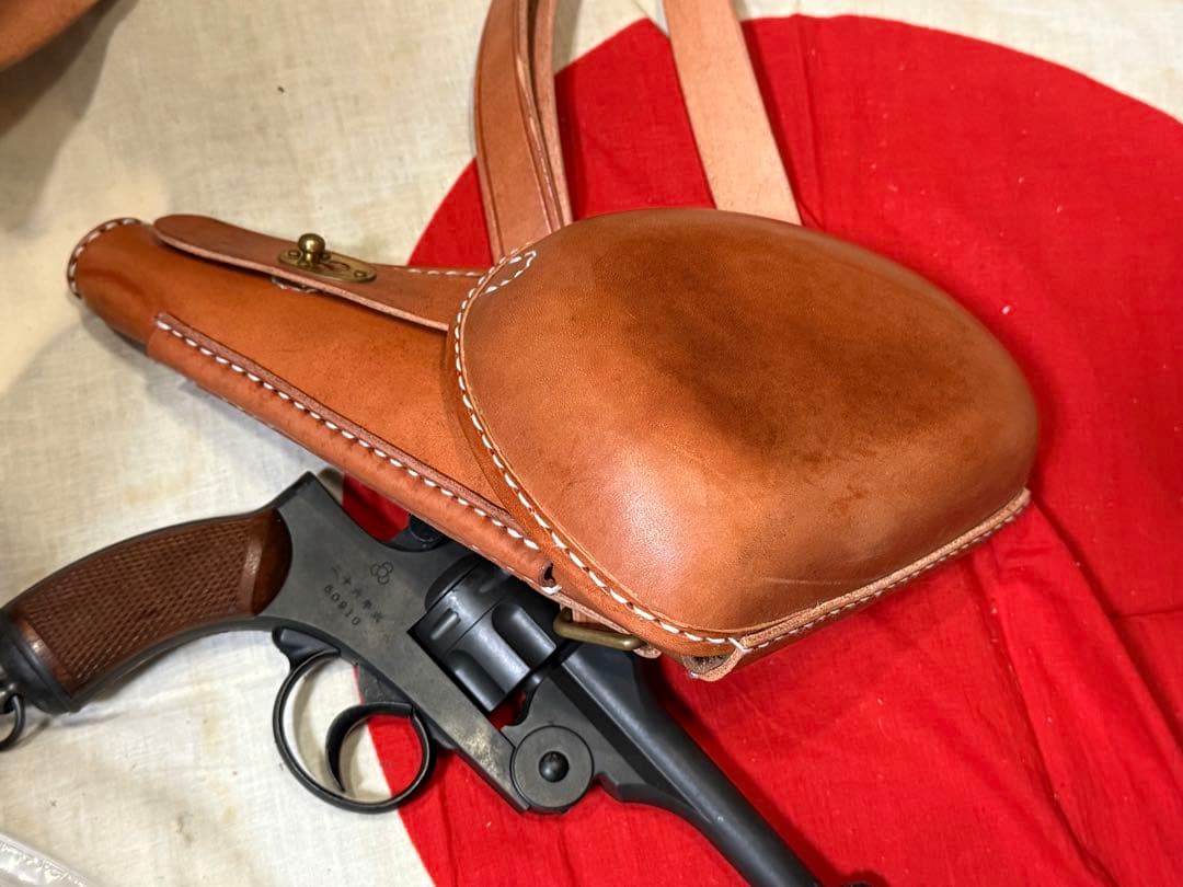☆日本軍 二十六年式拳銃用拳銃嚢 ホルスター（複製品）サバゲー 将校