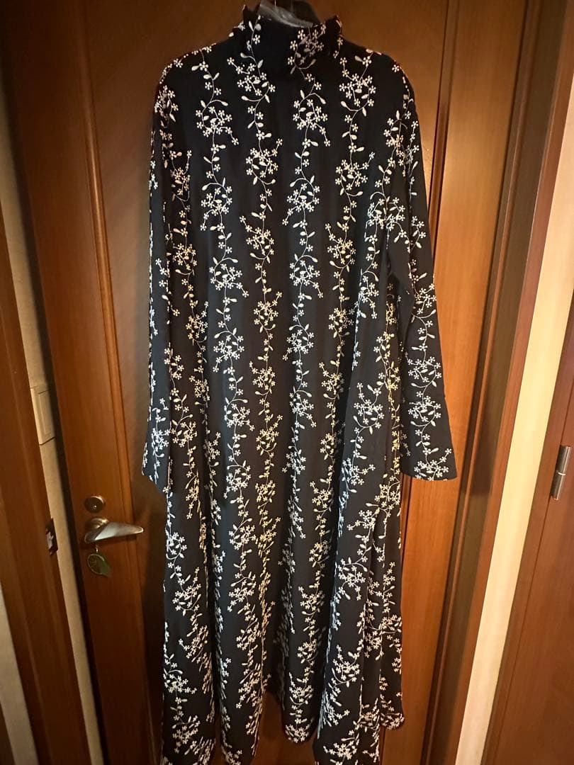 ワンピース CLANE STRIPE FLOWER EMBROIDERY ONE PIECE