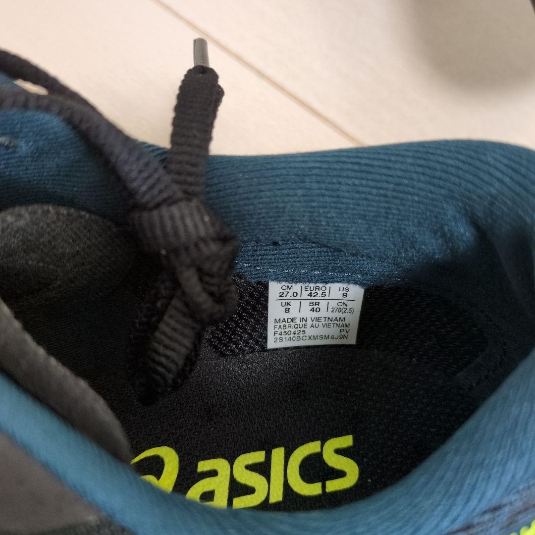 ASICS MAGIC SPEED 4 27.0cm ブラック/イエロー