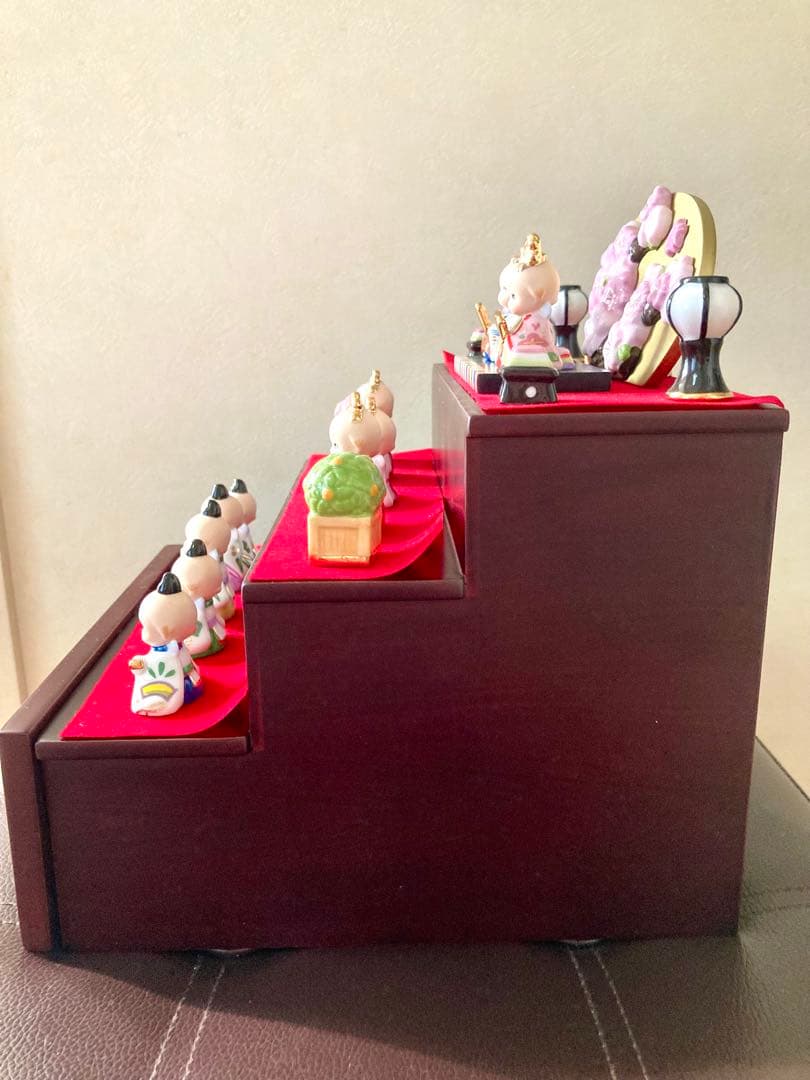 ローズオニール キューピー お雛様三段かざり ひな人形 雛人形 加藤