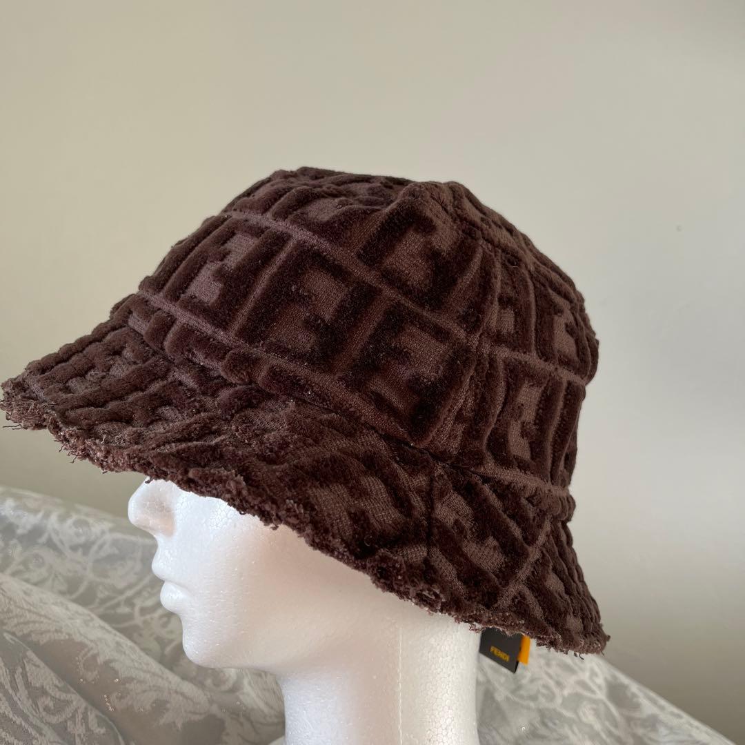 試着のみ フェンディ ズッカ ハット - メルカリ