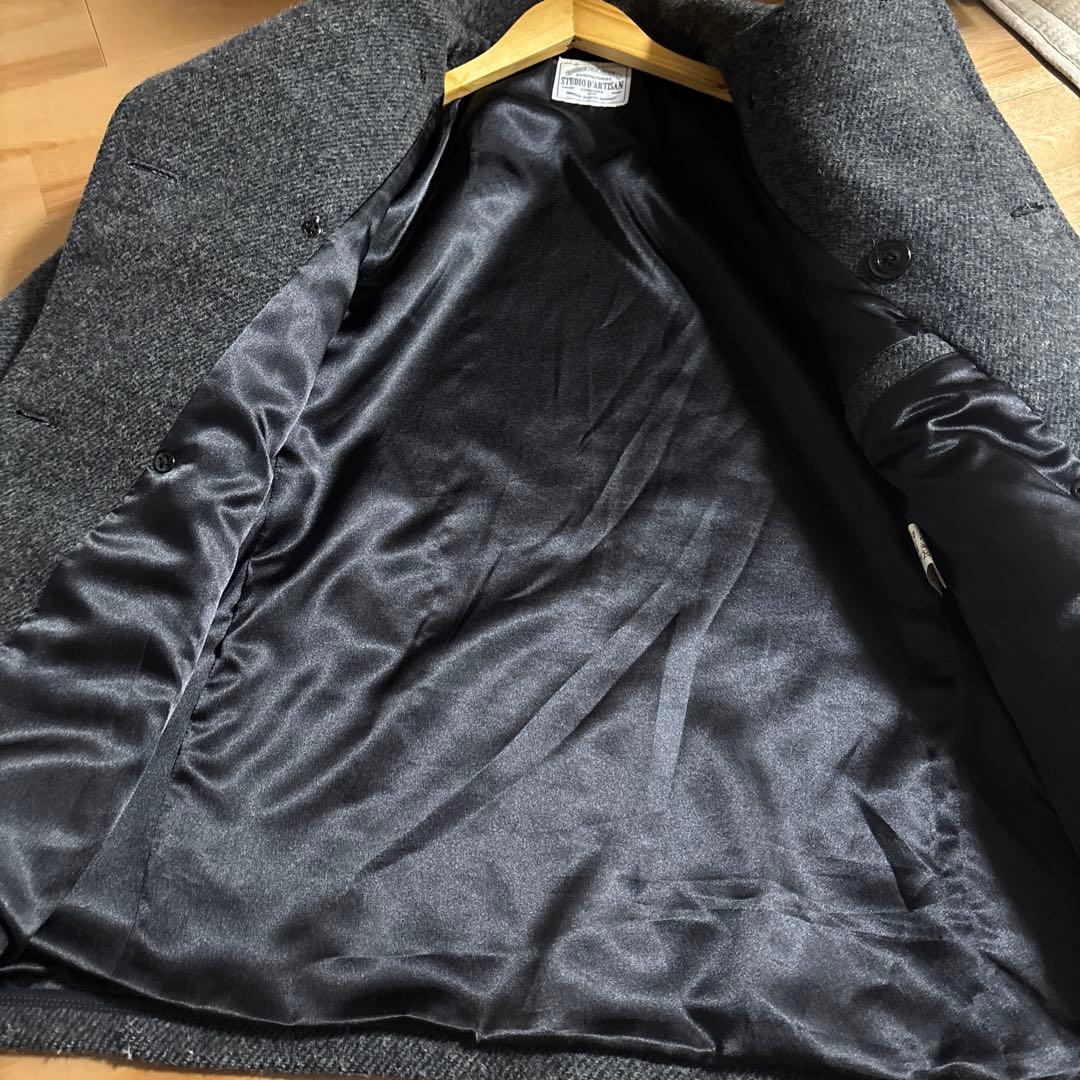 ゴリラGO！ 様専用STUDIO D'ARTISAN ウール ダブルピーコート - メルカリ