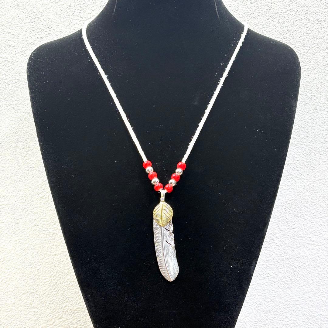 タディアンドキング TADY&KING ネックレス カスタム 特大フェザー