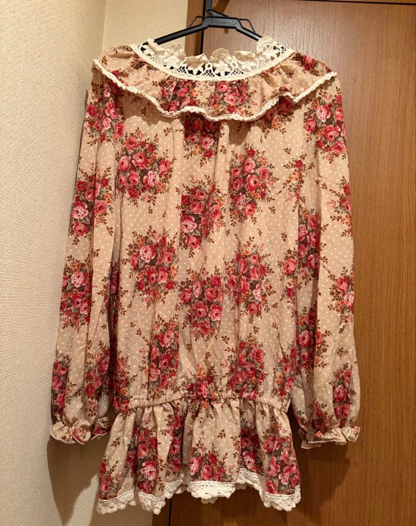 LIZ LISA リズリサ10周年 花柄 ビッグリボン キャミソール チュニック