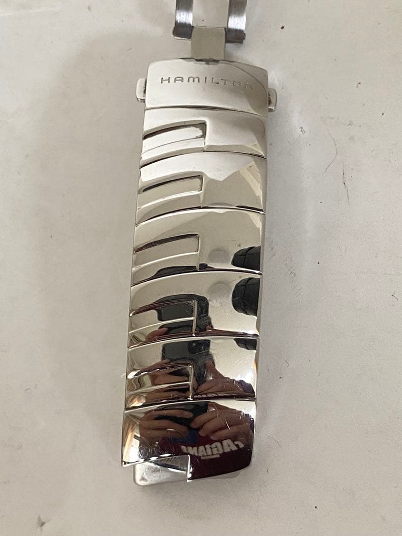 【超希少】ハミルトンベンチュラ純正メタルベルト　取付け幅17mm