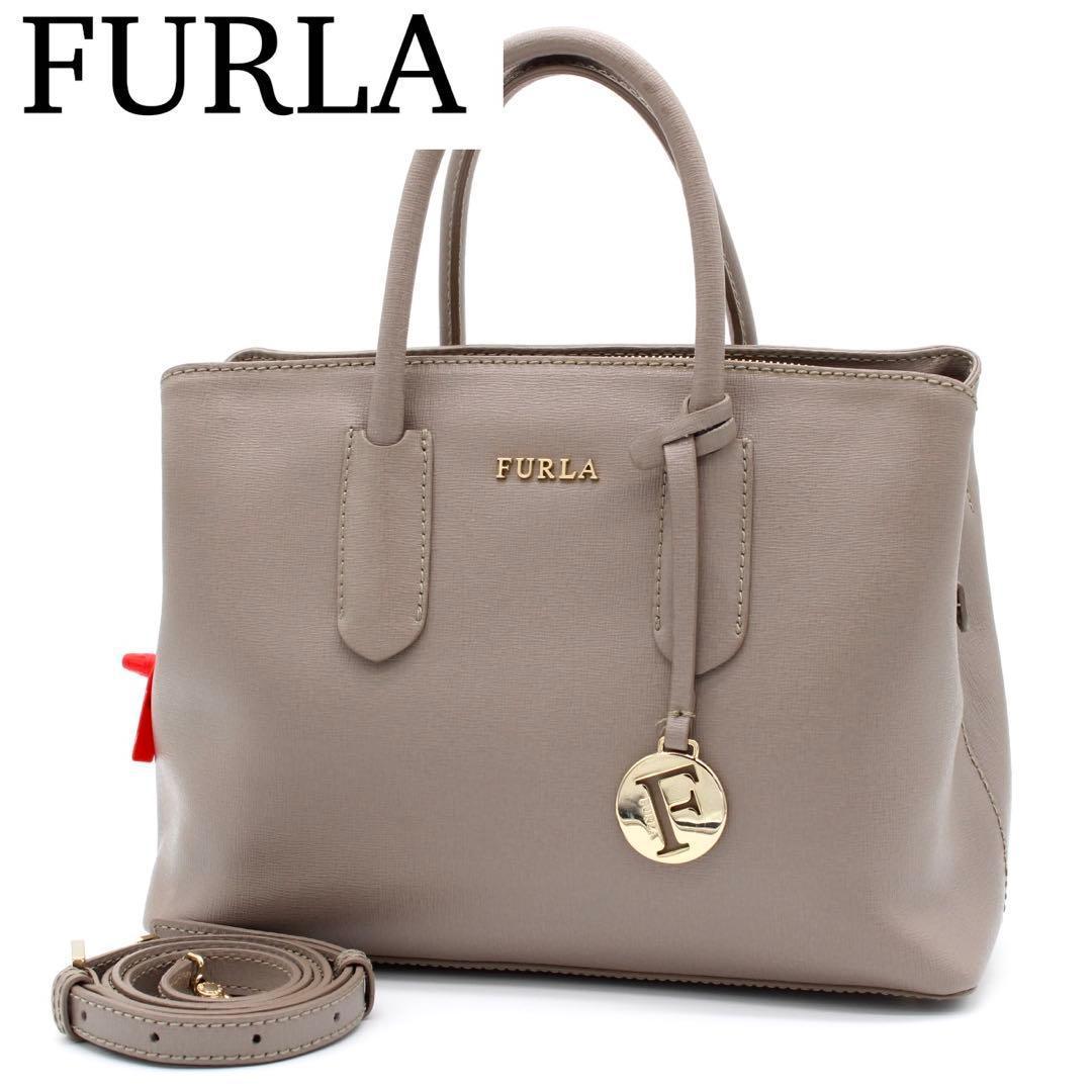美品】FURLA TESSA ハンドバッグ 2way ショルダーバッグ - メルカリ