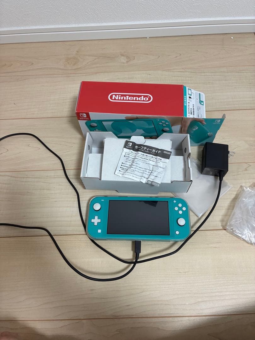 Nintendo Switch Lite ターコイズ 本体　外箱、純正充電器付き Nintendo Switch Lite ターコイズ 本体 新品 : 小浜商店 - 通販