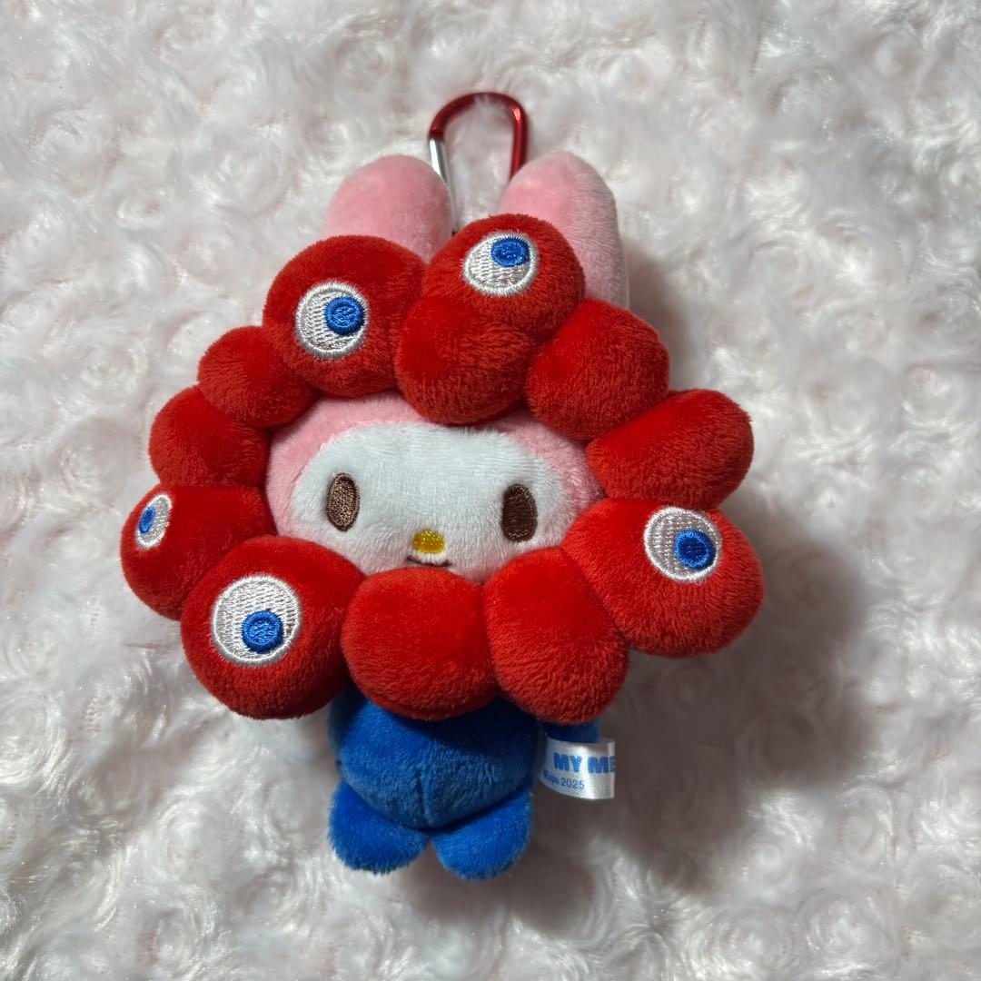 サンリオ ミャクミャク マイメロディ ぬいぐるみBC カラビナ付き