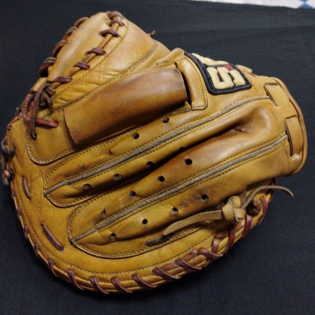 当時物・ 元中日ドラゴンズ 長谷部裕 捕手の実使用キャッチャーミット・おまけ付き