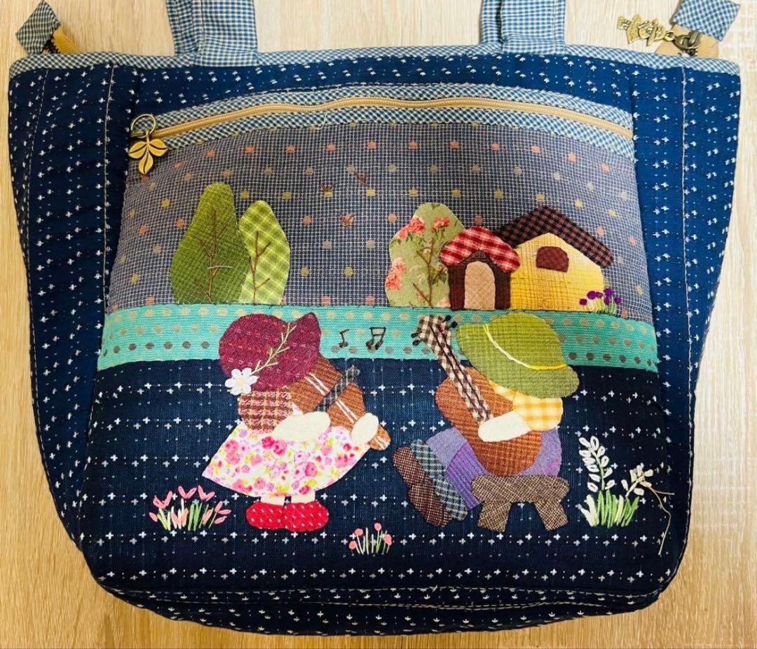 ★新作9500→9000★音楽スーちゃん＆ビリーくん★ハンドメイド　トートバッグ TOKYO CULTUART by BEAMS（トーキョー カルチャート by ビームス