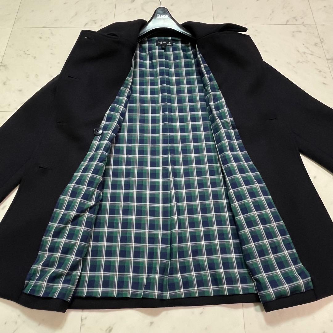 agne's b. FEMME アニエスベー JQ18 ピーコート ハーフコート - メルカリ