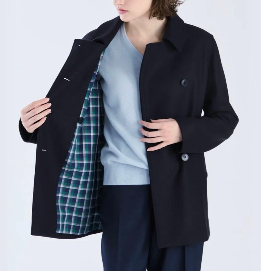 agne's b. FEMME アニエスベー JQ18 ピーコート ハーフコート - メルカリ