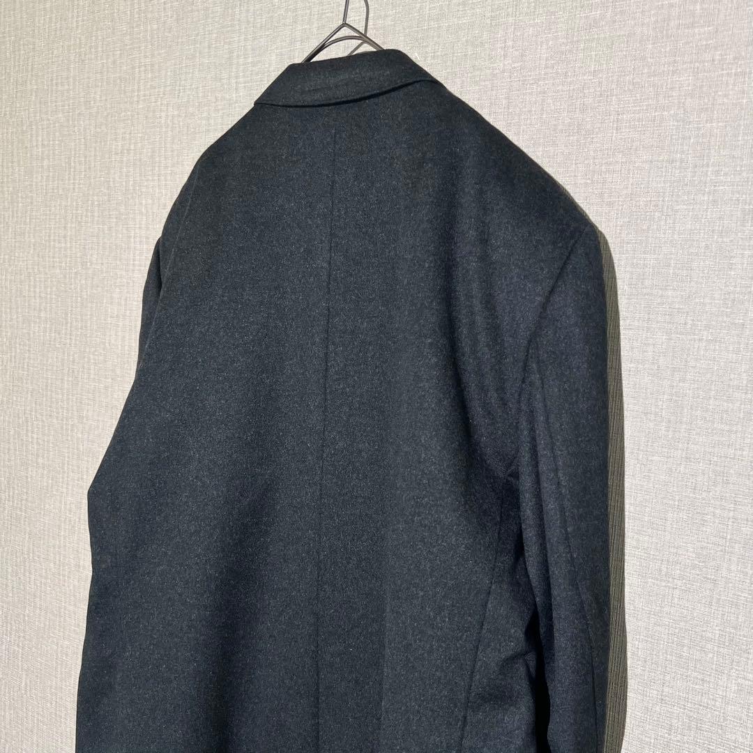 ヴィンテージ カシミヤ100 ダブルブレスト チェスターコート グレー