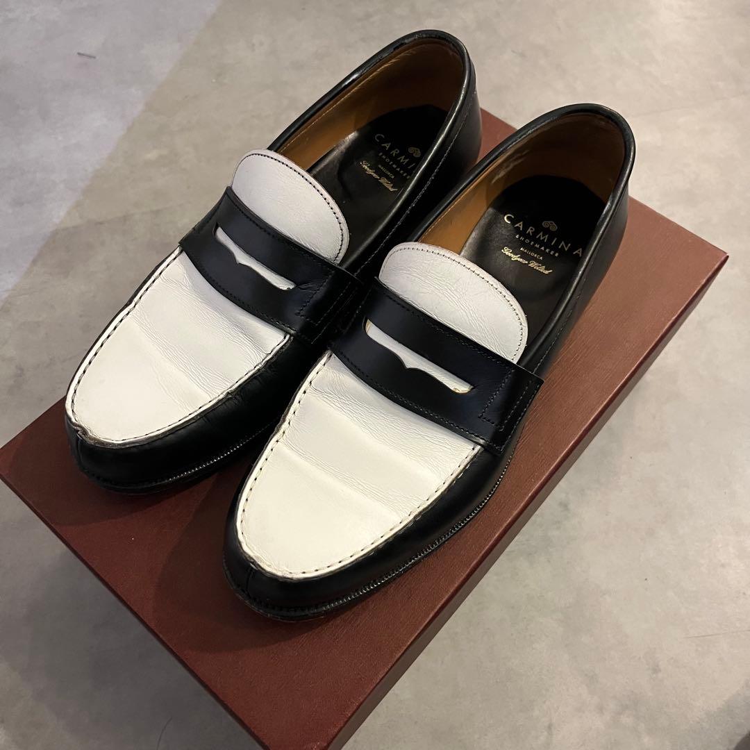 CARMINA カルミナ コンビローファー (uk7) 2026年最新】カルミナ ローファーの人気アイテム - メルカリ