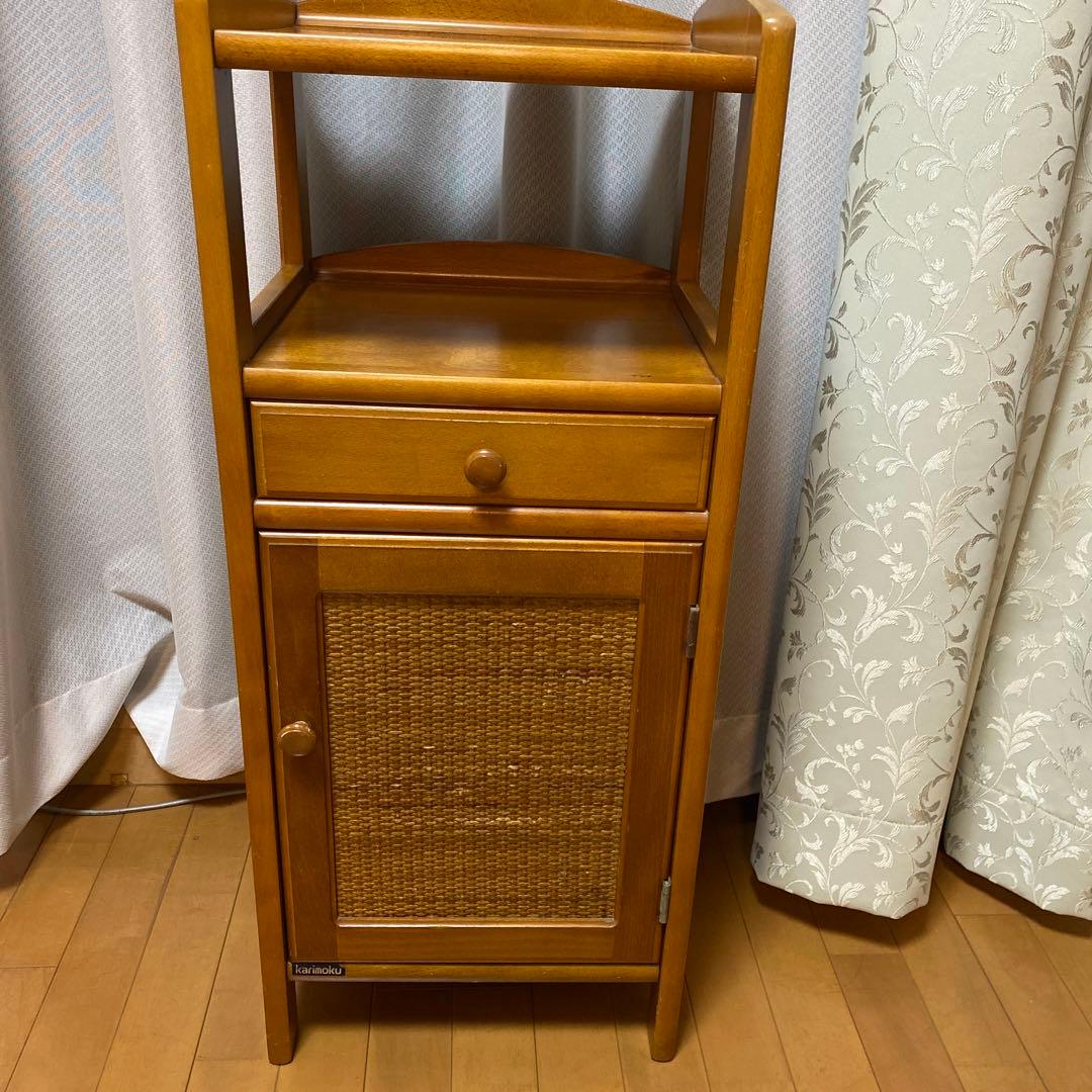 カリモク　karimoku 木製サイドテーブル 天然木電話台・ファックス台 カリモク家具（KARIMOKU FURNITURE） カリモク マルチチェスト 木製