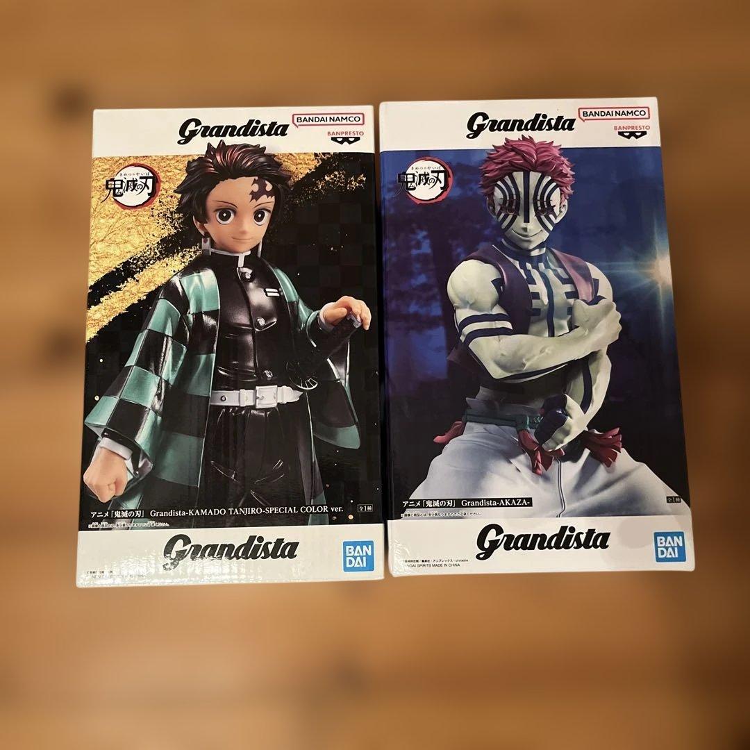 Grandista 鬼滅の刃 猗窩座 炭治郎フィギュア2体セット - メルカリ