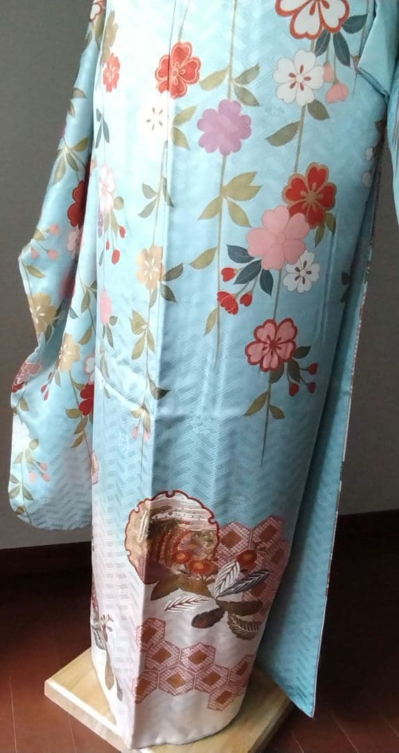 ☆応援価格☆368.小柄なお嬢様へ振袖7点セット 正絹フルセット 成人式