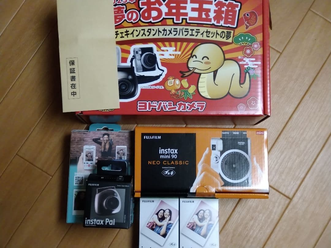夢のお年玉箱2025 チェキインスタントカメラバラエティセットの夢
